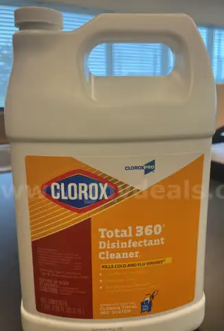 12-GALLONS OF CLOROX 360 DISINFECTANT CLEANER
