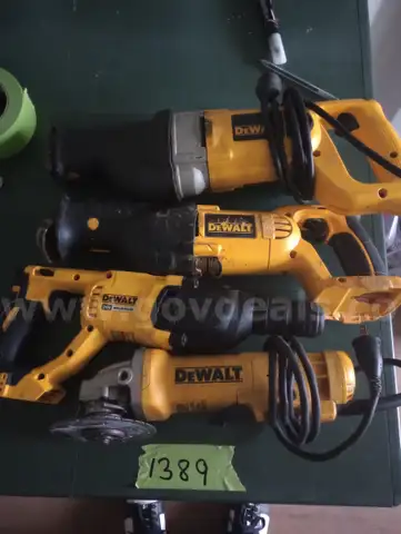 Dewalt power tools
