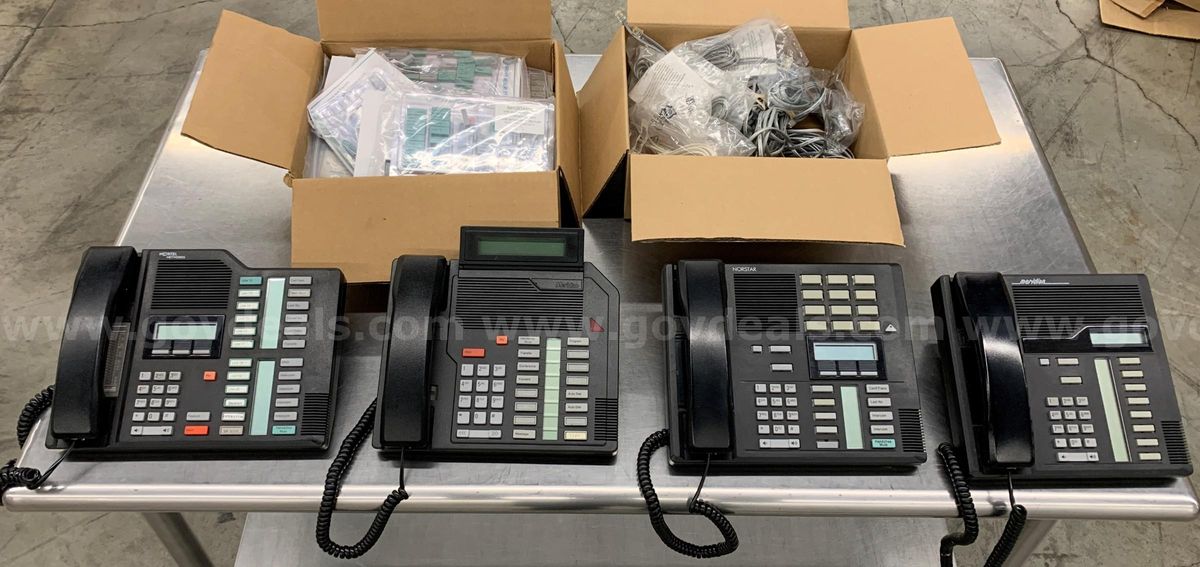 12 Nortel Telephones Works Ok Govdeals