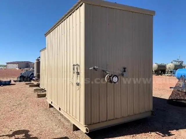 Production Skid, 2ph Vertical Separator, 150psi, 3in 600 SR Gas Package, Used, Qty 1