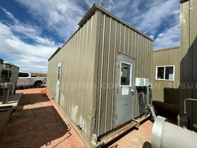 Production Skid Building, 375,000 BTU, Used, Qty 1