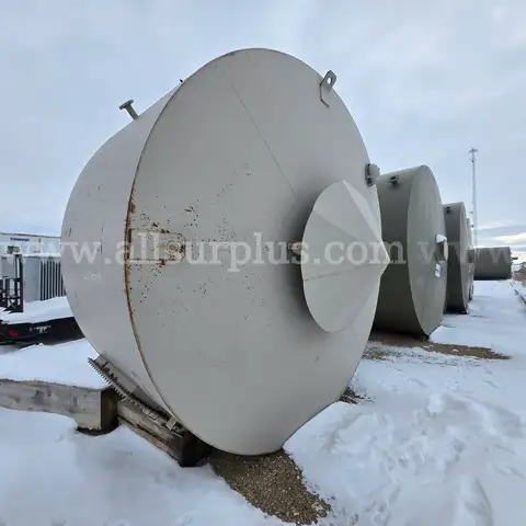 Tank, 100bbl, Produced Water, 5ft x 12ft Steel, Flat Bottom, Used, Qty 1