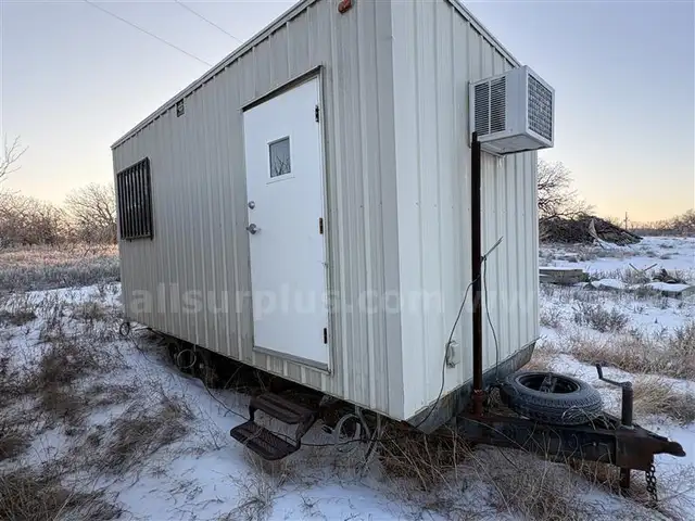 Office Trailer, Bumper Pull, 16' Long x 8' Wide, Qty 1