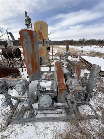 Separator Skid, w/ Siemens Motor, 230/460V, 60Hz, 60HP, 1780 RPM, 3PH, 8' Long x 6' Wide x 8' Tall, Qty 1