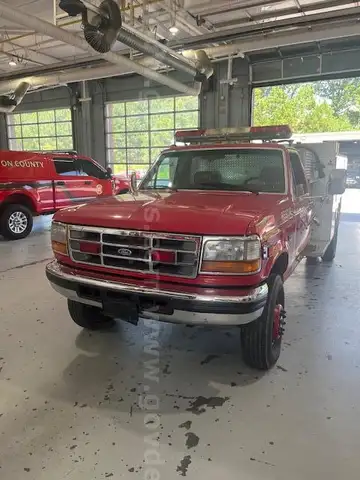 1995 Ford F-450 4WD SD CHASSIS AND CAB, 7.3L V8 OHV 16V TURBO POWER STROKEDIESEL