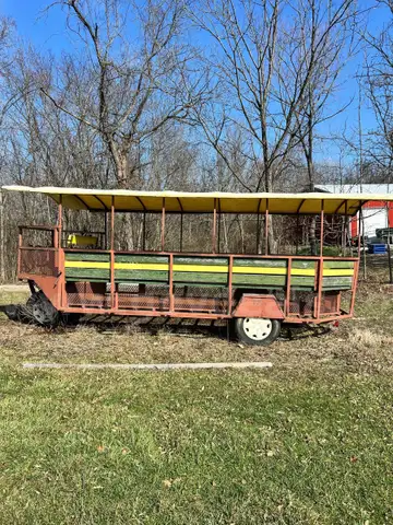 Covered Hay Wagon | GovDeals