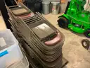 Folding Chairs and Storage Wagon