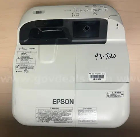 Epson projector 595Wi