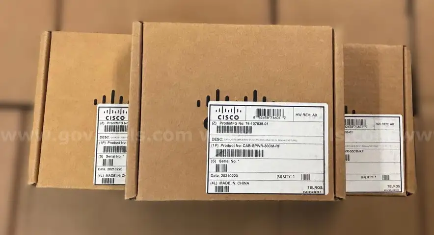 Cisco CAB-SPWR-30CM-RF (7 units)
