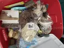 Misc Ocean Themed Decorations in one tote - some new in package