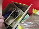 Misc Ocean Themed Decorations in one tote - some new in package