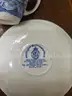 VINTAGE Old English Staffordshire imported Jefferson Davis Shrine, Biloxi MS Cup &#x26; Saucer