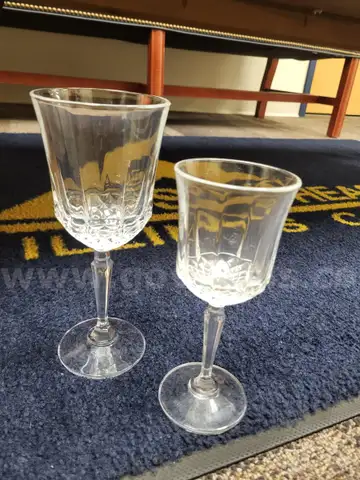 VINTAGE Crystal Stemware in 2 sizes
