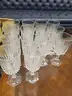 VINTAGE Heavy Crystal Stemware 7.25&#x22; - Qty 14