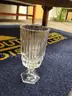 VINTAGE Heavy Crystal Stemware 7&#x22; TALL, QTY 21