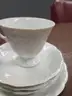 Lot of VINTAGE Savior Vivre Salzburg S1000 Fine China - Saucers/Tea Cup (some may have minor small chips/cracks)