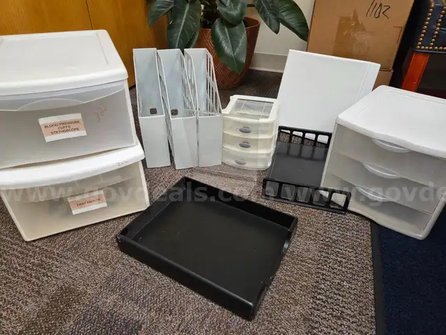Misc Plastic Office Items