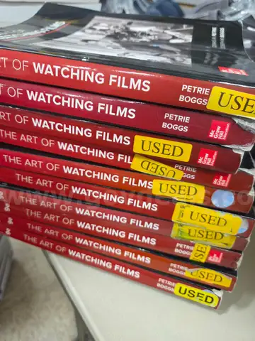 College Level Text Books - Art of Watching Film (ISBN #s in Photos)