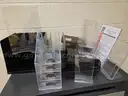 Misc Office Items - Plastic Trays/Metal Book Ends/Misc Items