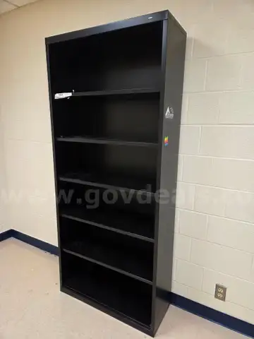Black Metal Bookcase