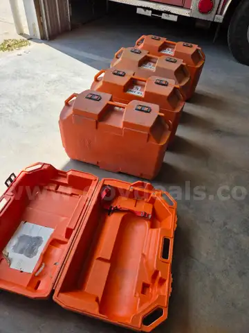 (5) Empty Rigid Cases for Drager SCBA