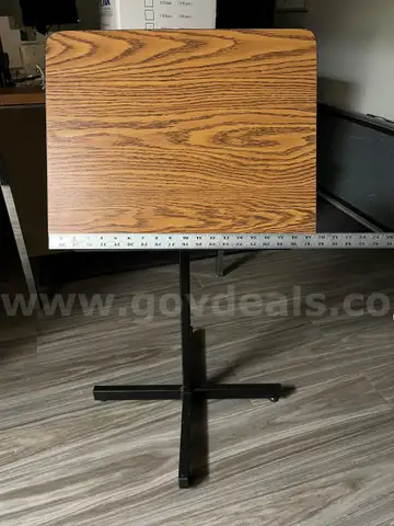 Adjustable Wood Lectern - LOCATED AT OUR CARMI, IL CAMPUS