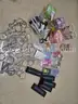 Lot of New Trinkets luggage tags, key chains, pens, misc)