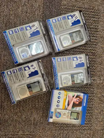 Lot of 5 Note Corders (a few have never been opened)