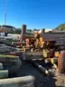 Lot of Scrapped Wood Poles