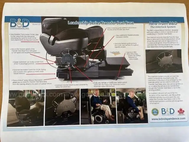 ADA Transfer Seat Base