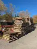 Lot of Miscellaneous Wood Pallets, Used.