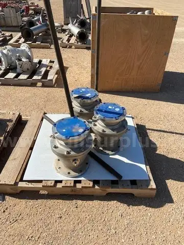 Flow Tek 6&#x201D; 150# ANSI Flanged End Two Piece Full Port CF8M 316 Stainless Steel Flanged Ball Valves