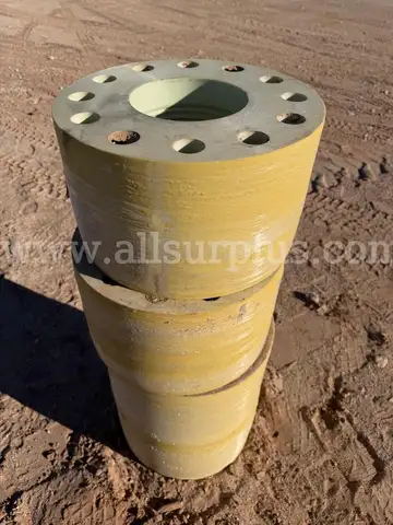 Flange, Fiberglass, Size 6, Threaded, 800 PSI, Qty 4