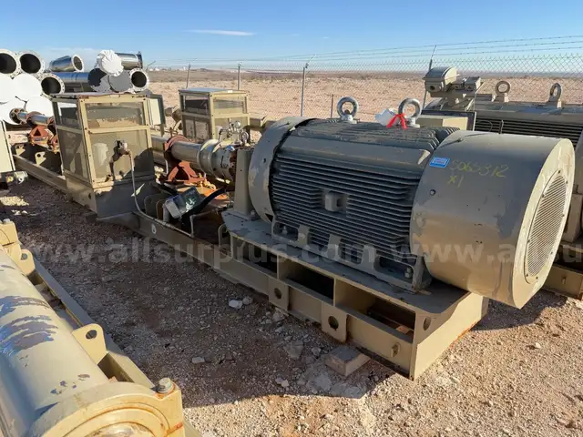 Pump Skid, GE, Horizontal Multistage, 3 Phase Motor, 600HP, Qty 1