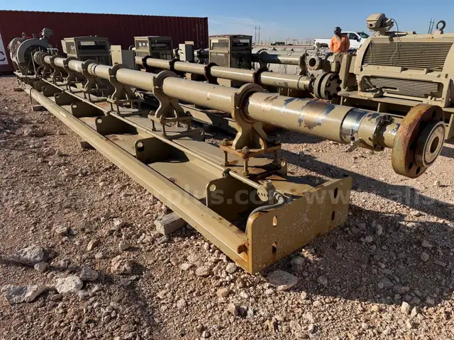 Pump Skid, Horizontal Multistage, w/Flow Meter, 240 PSI, 3 Phase Motor, Teco, 800HP, 460V, 3580 RPM, 60 Hz, Qty 1