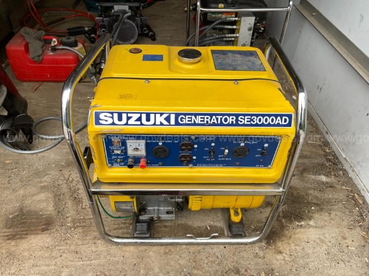 Suzuki Generator SE300AD | GovDeals