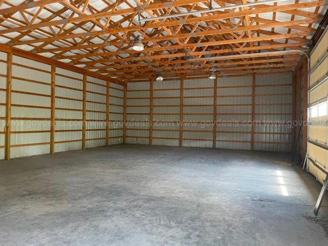 40 X 60 Metal Pole Barn with Overhead Door | AllSurplus