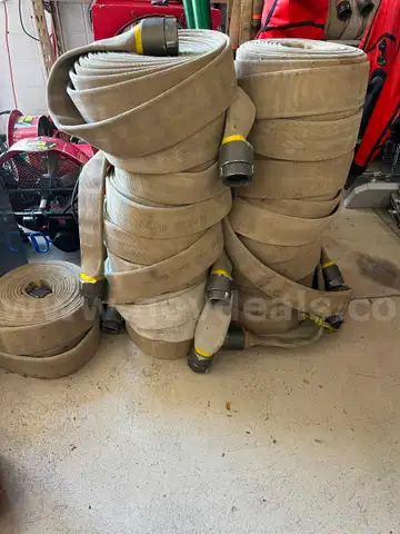 Lot of 3-inch Fire Hose 50-foot Sections