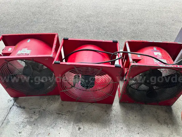Lot of (3) Electric Ventilation Fans