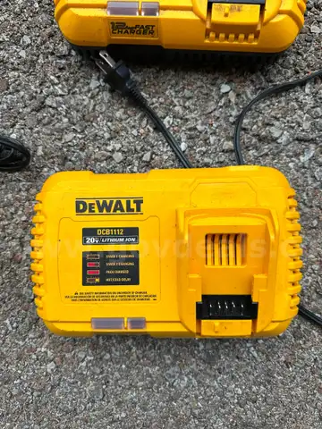 Lot of (5) 12-20V DeWalt Chargers