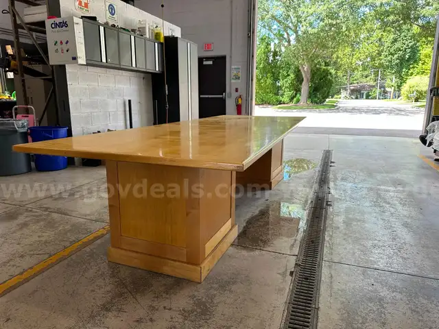Wooden Kitchen/Conference Table