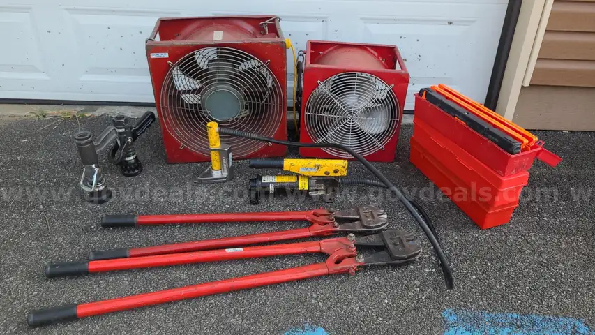 Assortment of Fire/Rescue tools