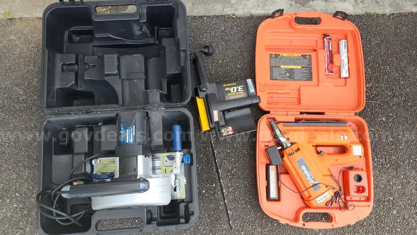 Electric Chainsaw with Metal saw and Pasload Nailer
