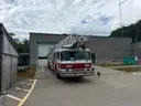 1988 E-One 110&#x27; stratosphere rear mount ladder truck
