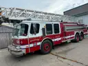 1988 E-One 110&#x27; stratosphere rear mount ladder truck