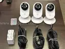 Set of 3 - Geeni - Smart Wi-Fi Security Camera - With 3 64 GB SD Cards