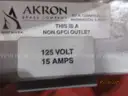 Fire Service Equipment - 125 Volt 4-outlet Junction Box - quantity 1