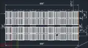 Lot of Pushback Pallet Racking