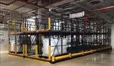 Lot of Pushback Pallet Racking