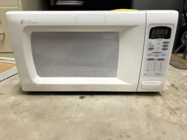 White Microwave